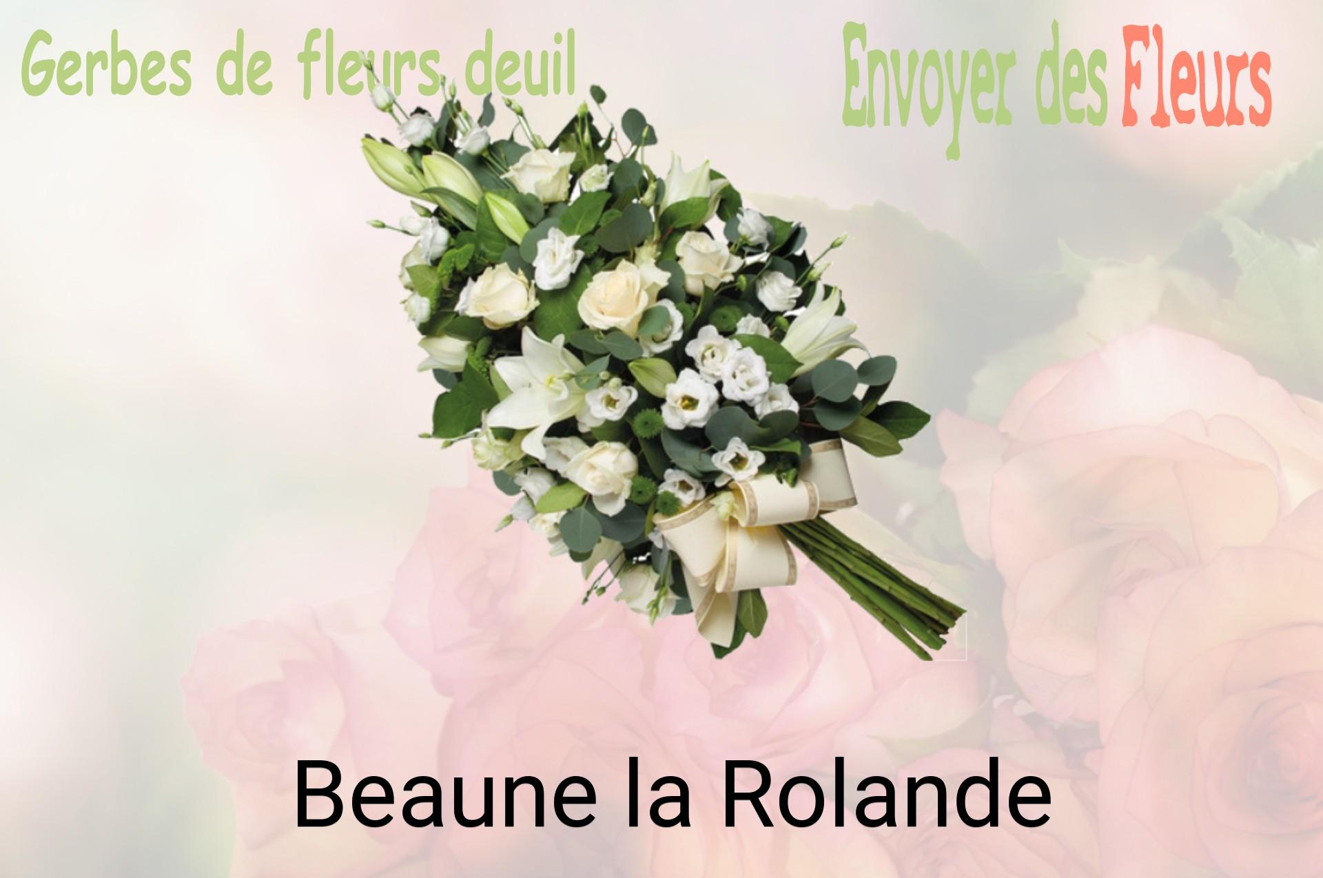 Gerbe de fleurs de deuil livrée à Beaune-la-Rolande